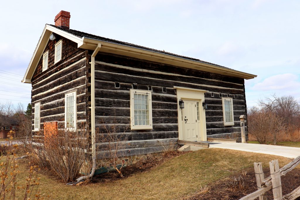 Leslie Log House in Mississauga