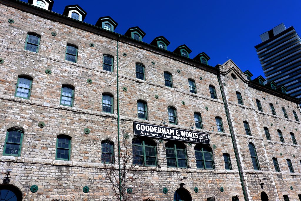 The Gooderham & Worts building in Toronto