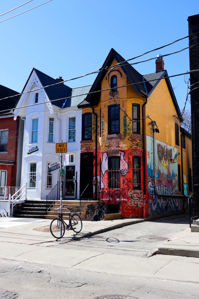 Kensington Ave and Fitzroy Terrace in Kensington Market, Toronto