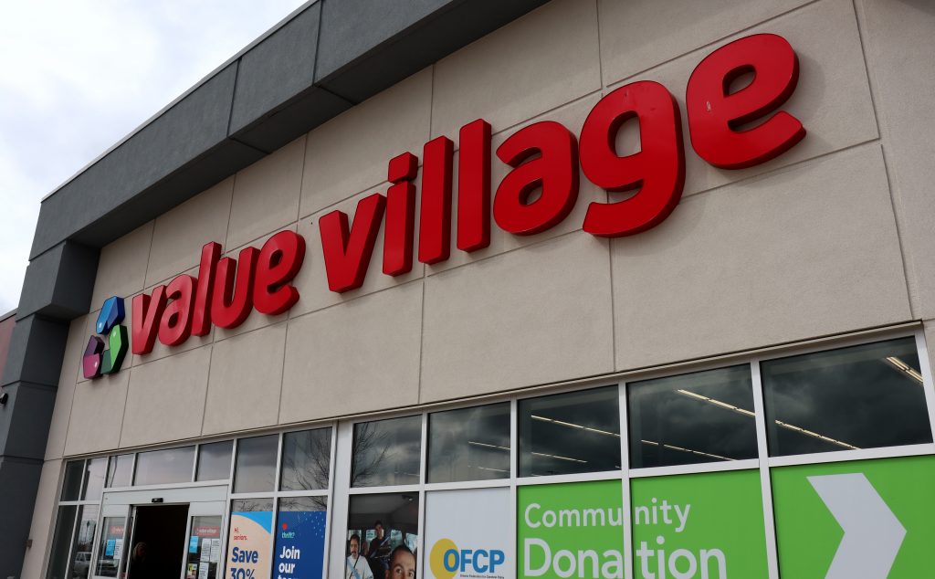 Value Village sign 