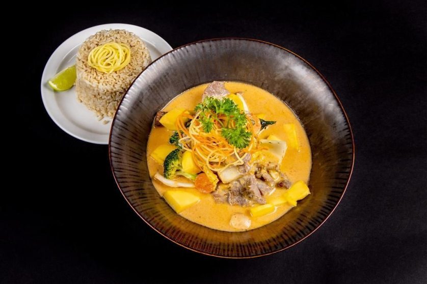 Massaman curry filled with flavour and beef