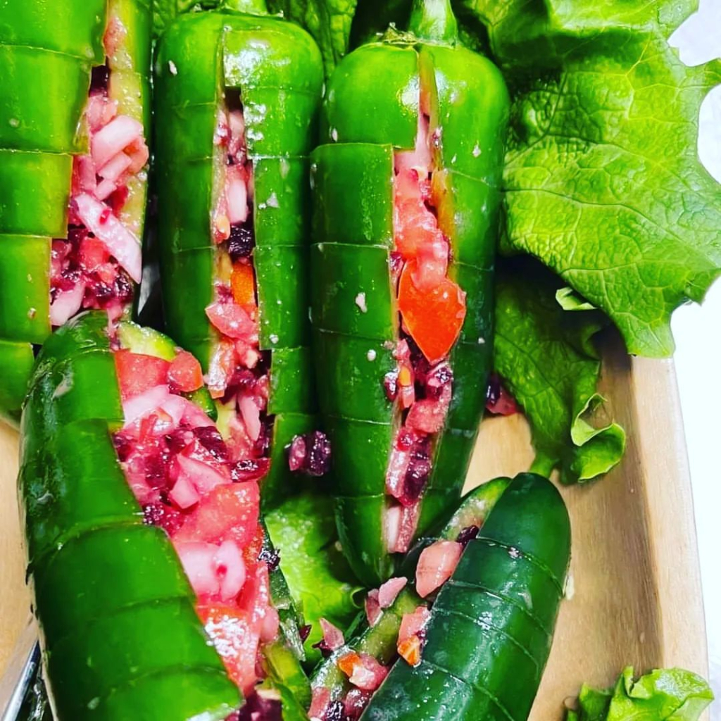 Stuffed Jalapeno pepper from La Vegan